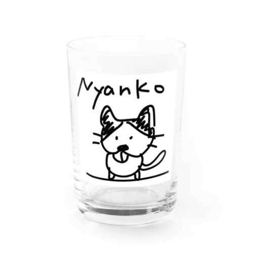 にゃんこ Water Glass