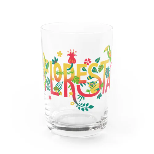 La Floresta（背景透明） Water Glass