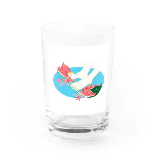 スイカ割り Water Glass