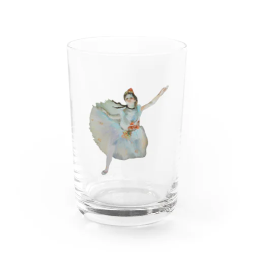 ドガ　エトワールのバレリーナ　背景無し Water Glass