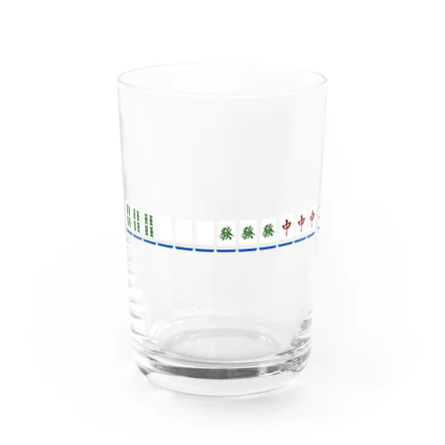 大三元四暗刻単騎待ち Water Glass