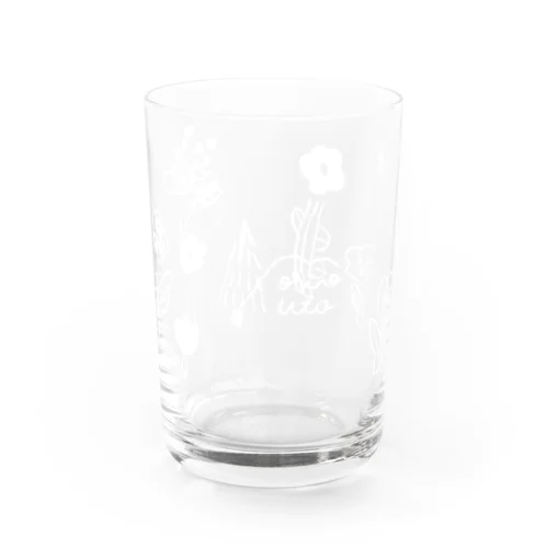 flower Water Glass