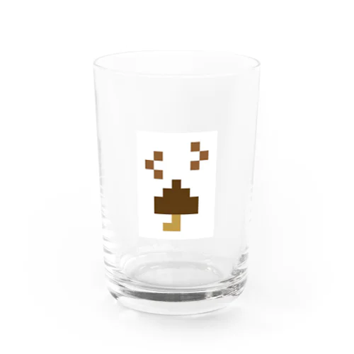 ドット絵うんちきのこ Water Glass