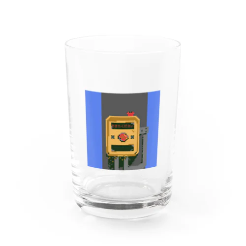 おまちください【ドット絵カニさん】 Water Glass