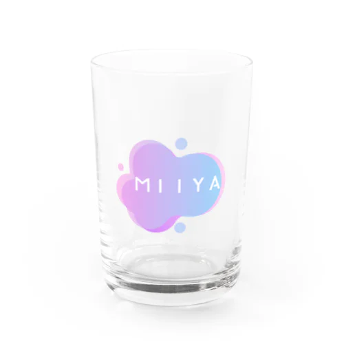 MIIYAロゴ Water Glass