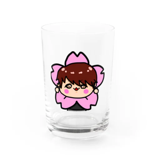 桜んでぃ Water Glass