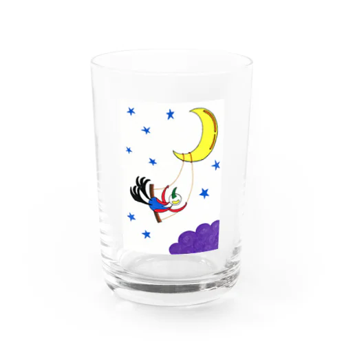 「月のブランコ」グラス Water Glass