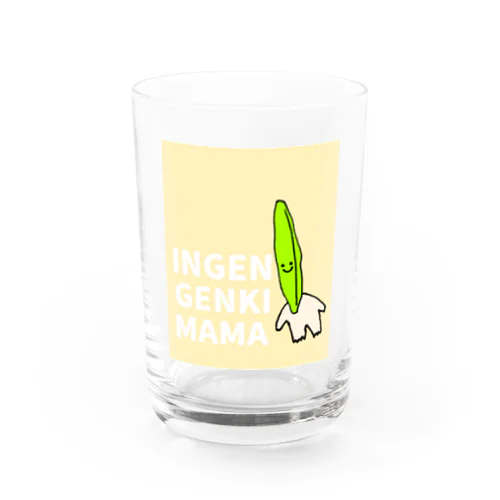 いんげん元気ママ Water Glass