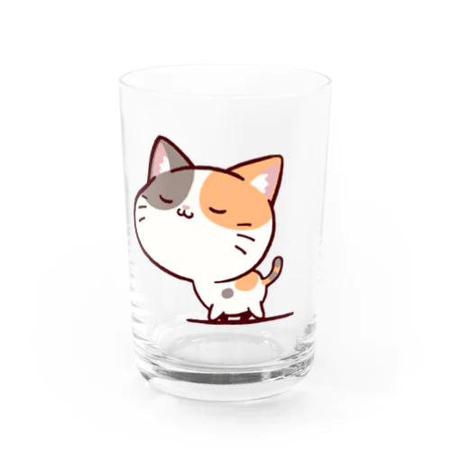 すまし顔の猫 グラス