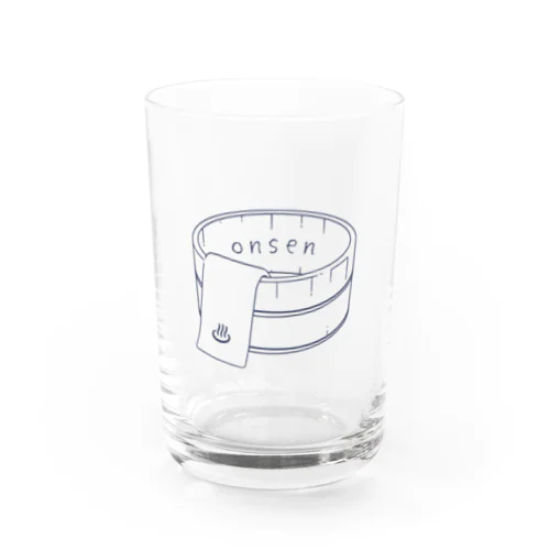 onsen（ブルー） Water Glass