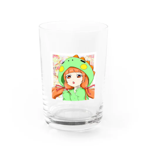 恐竜女の子 Water Glass