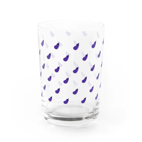 ドット よく見るとナス Water Glass