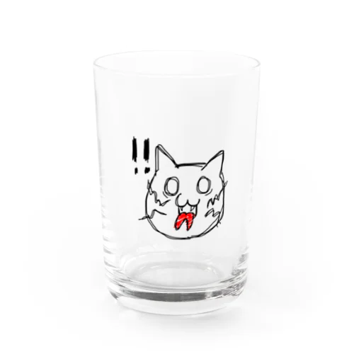 狂う猫 (驚) Water Glass