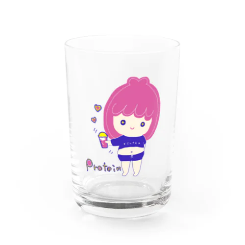 プロテイン女子 Water Glass