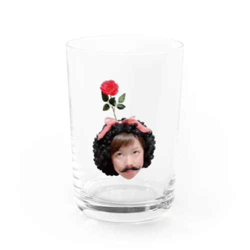 全銀河系薔薇アフロ協会会長🌹 Water Glass