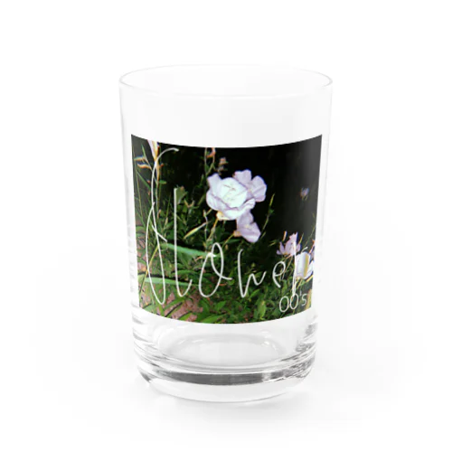 00'sのflower Water Glass