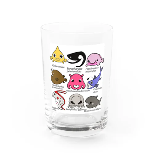 深海魚これくしょん Water Glass