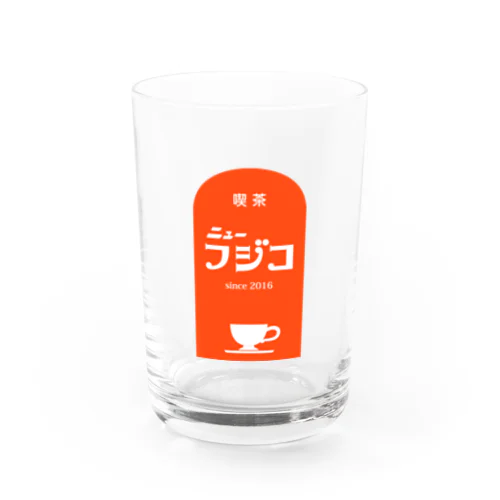 喫茶ニューフジコ　純喫茶ロゴグッズ グラス