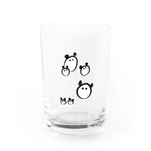 増えるパンダ Water Glass