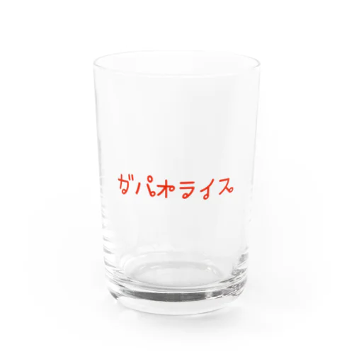 タイ語っぽい ガパオライス Water Glass