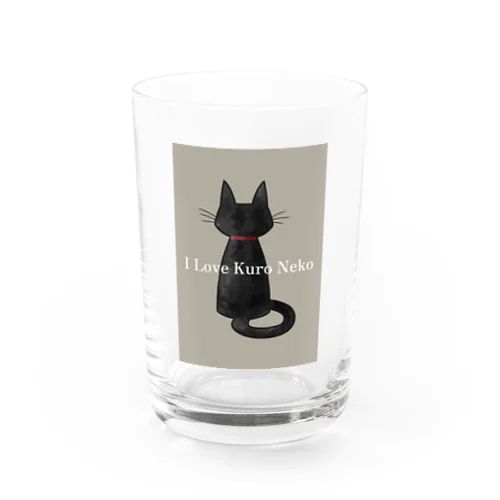 あいらぶくろねこ Water Glass