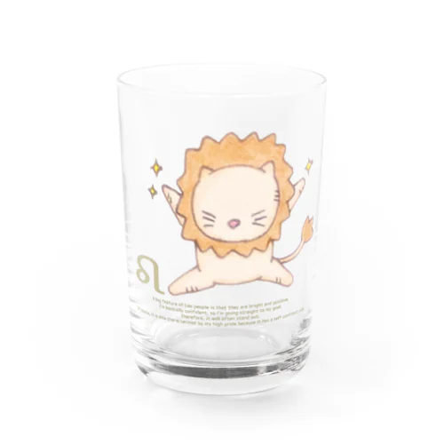 12星座猫 獅子座♌ Water Glass