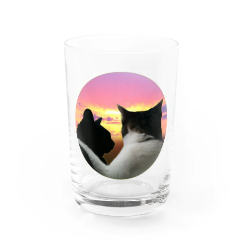 あしたはしあわせリアルなりちか正円 Water Glass