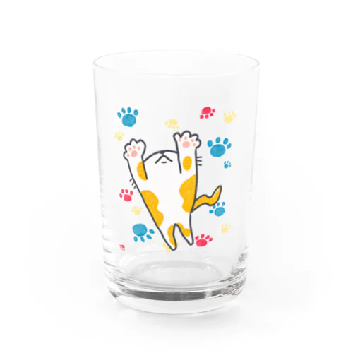 とぶねこ　からふる Water Glass