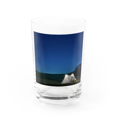 野外活動倶楽部　キャンプ　Tシャツ Water Glass