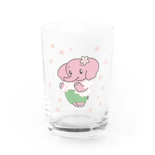 ぱおみん春コーデ　桜餅 Water Glass