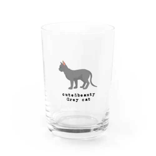 猫1-14 灰猫 Water Glass