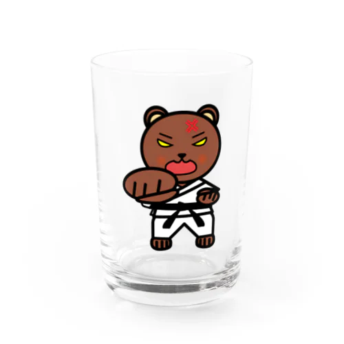 くま押忍！！ Water Glass