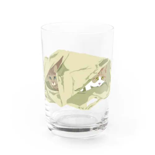 小判と諭吉 Water Glass