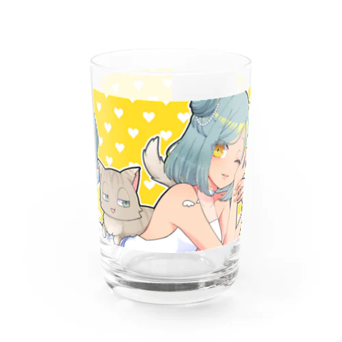 まったりささみとエル Water Glass