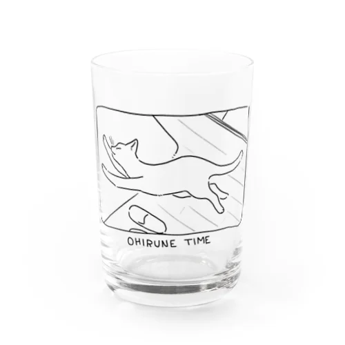 OHIRUNE TIME|Line art Water Glass