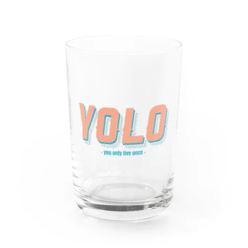 YOLO Water Glass