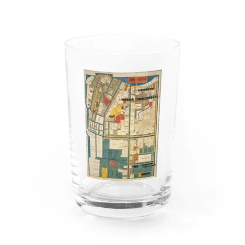 本所深川絵図 Water Glass