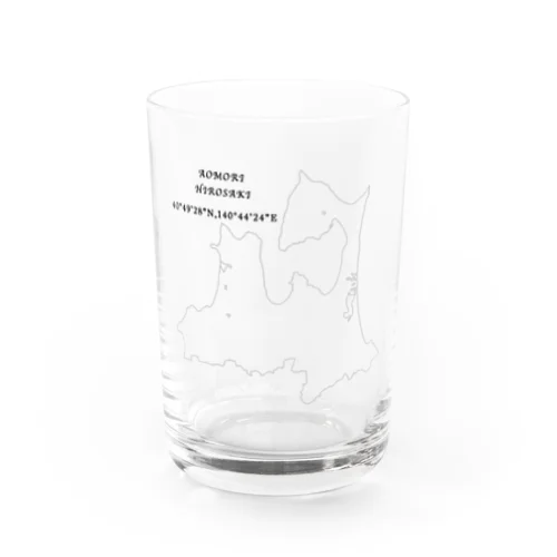 青森県の地図 Water Glass