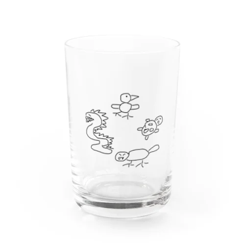 四神ちゃんグラス Water Glass