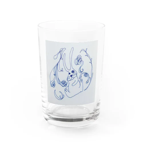 カオスのウサギ Water Glass