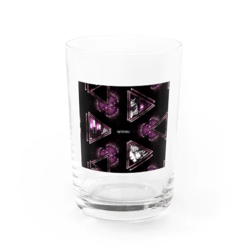 ジュエリー＊アート＊黒紅色 Water Glass