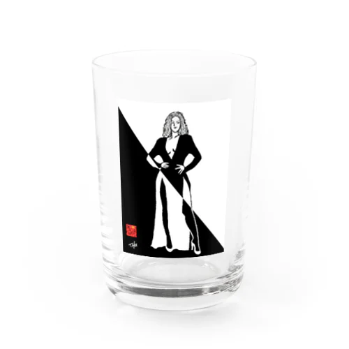 白と黒の女 Water Glass