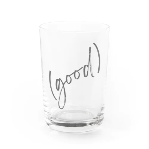 かっこいいグラス(グレー) Water Glass