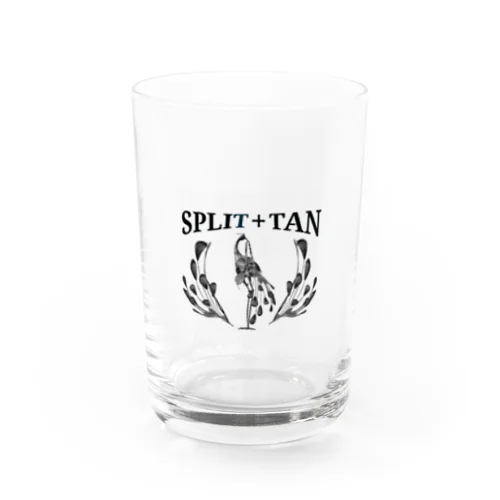 【 SPLIT+TAN 】孔雀ロゴ Water Glass