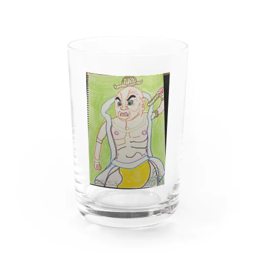 金剛力士像　阿形 Water Glass