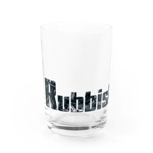 Rubbish ロゴ Water Glass