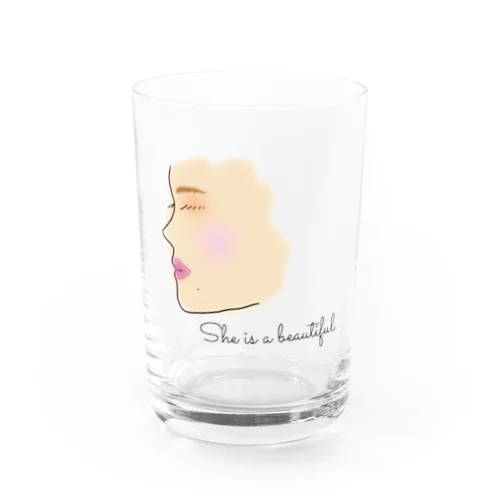 【数量限定】よこがお　～Design A～ Water Glass