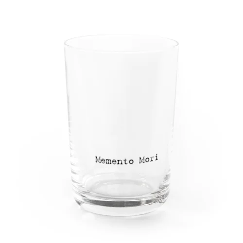 Memento Mori Water Glass