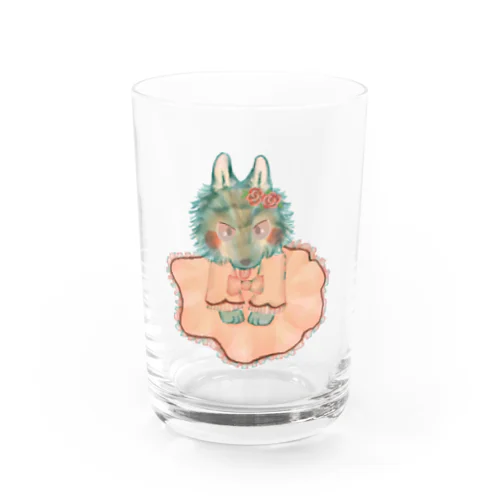 オオカミのウルフル Water Glass