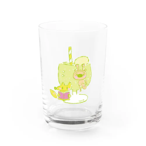 オタヌのキツネ Water Glass